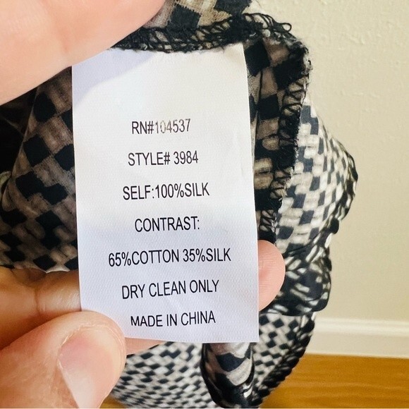 NWT Burning Torch Sleeveless Silk Dress with Sequin Belt in Women's Size XS - Picture 11 of 12